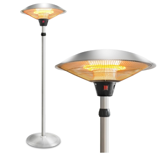 Infrared wall heater for bathroom